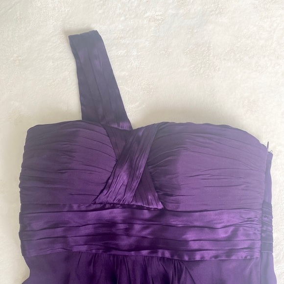 🎉 HOST PICK 🎉 Bebe, Purple, Single Shoulder Top, Size Small - Picture 2 of 5